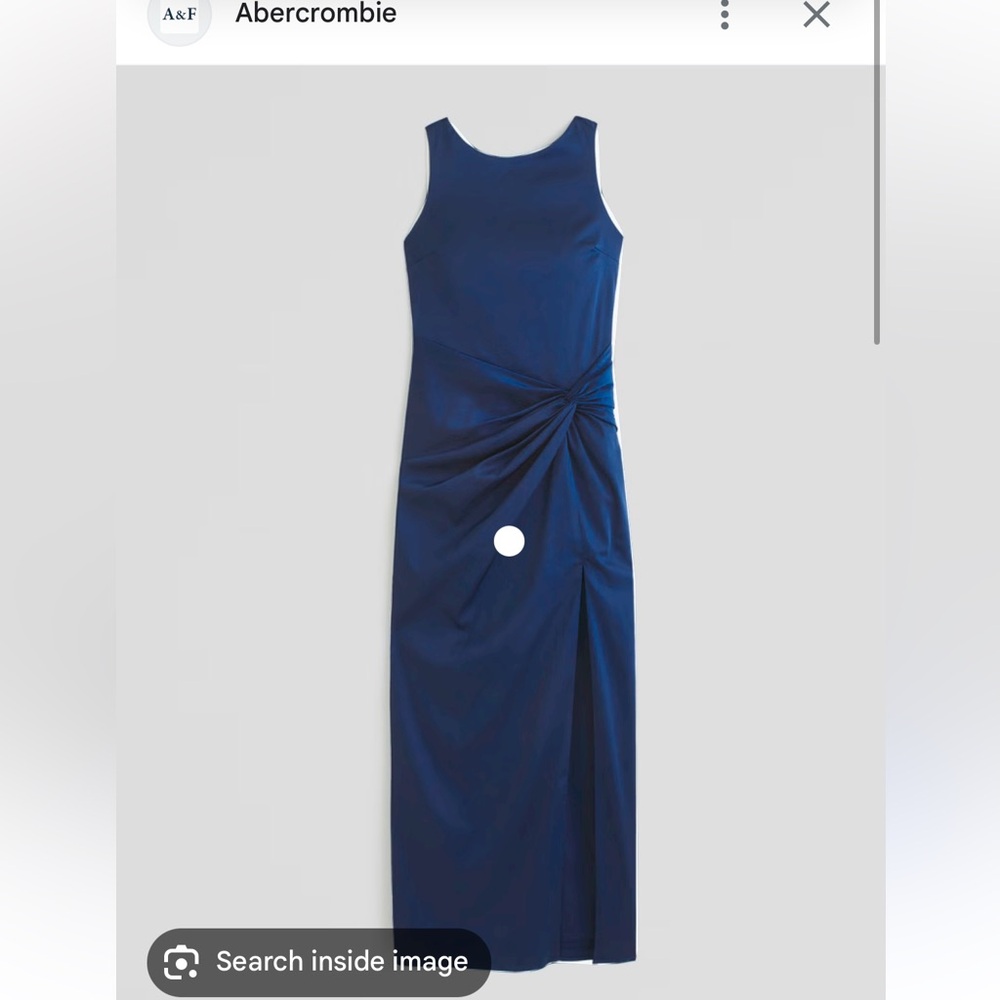 Elegant Blue Maxi Dress